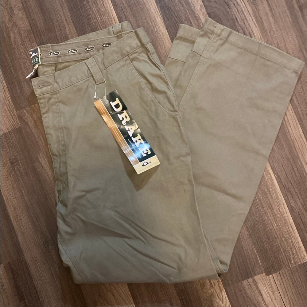 Drake Men's Tan Canvas Pants